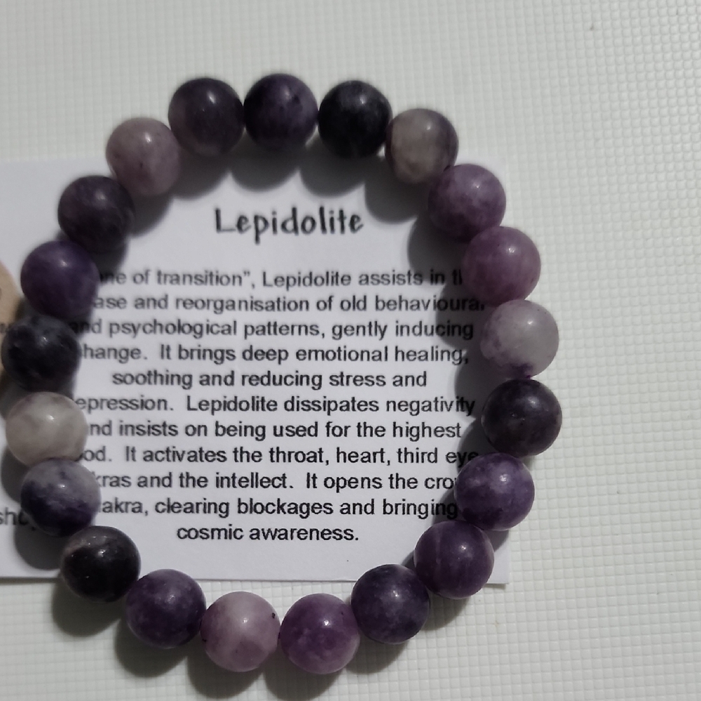 Lepidolite Stretch Bracelet